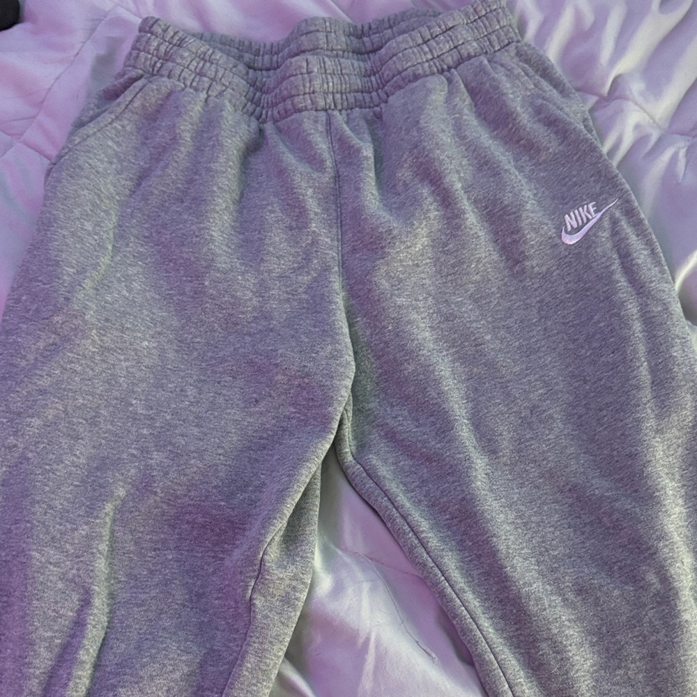 Nike Kids Heather Gray Joggers